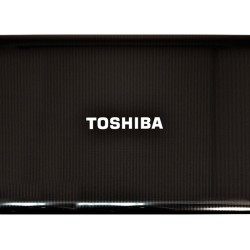 Toshiba Satellite C850, C855 Notebook Lcd Back Cover - Parlak Siyah