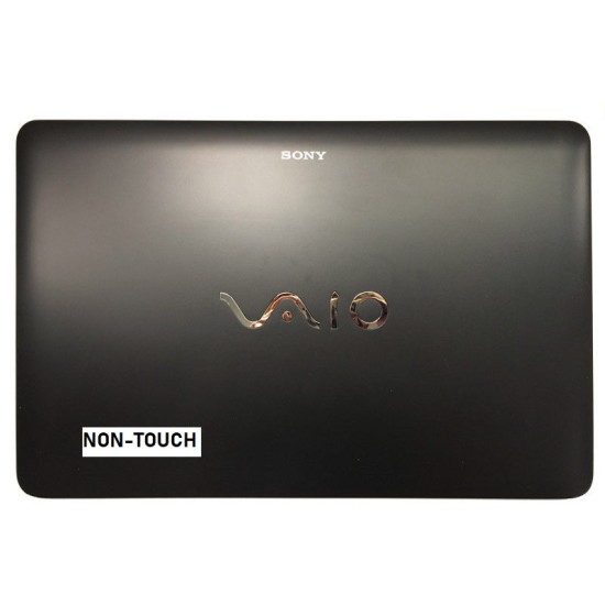 Sony Vaio SVF15 Notebook Lcd Back Cover - Siyah - Non-Touch