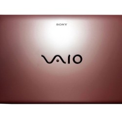 Sony Vaio E Serisi, SVE15 Notebook Lcd Back Cover - Pembe
