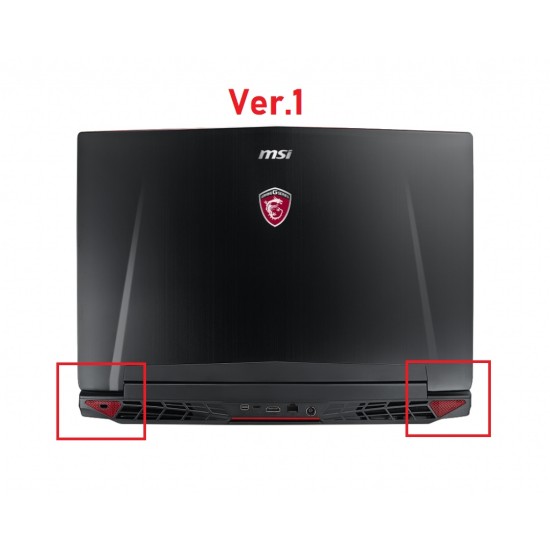 MSI GT72 Notebook Lcd Back Cover - Ver.1 - Siyah