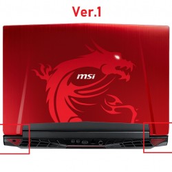 MSI GT72 Notebook Lcd Back Cover - Ver.1 - Kırmızı
