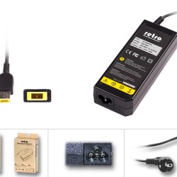  Lenovo 90W Dikdörtgen Pinli Uç (Usb Tip) Notebook Adaptör RNA-IB08