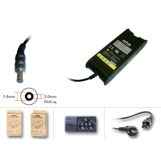  Dell 90W Pinli Uç Notebook Adaptör RNA-DL04