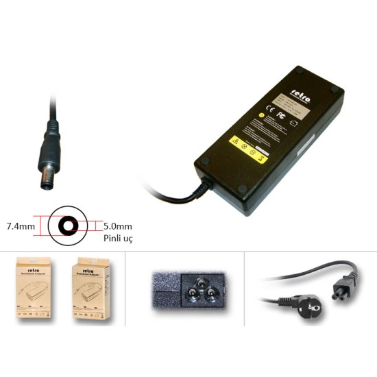  Dell 130W Pinli Uç Notebook Adaptör RNA-DL05