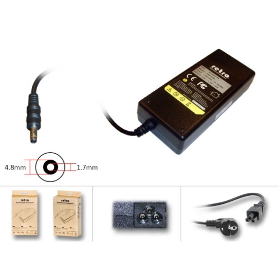  Hp Compaq 90W Siyah Uç Notebook Adaptör RNA-HC04