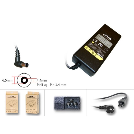  Sony 19.5V 4.7A 90W VGP-AC19V42 Notebook Adaptör RNA-SN10