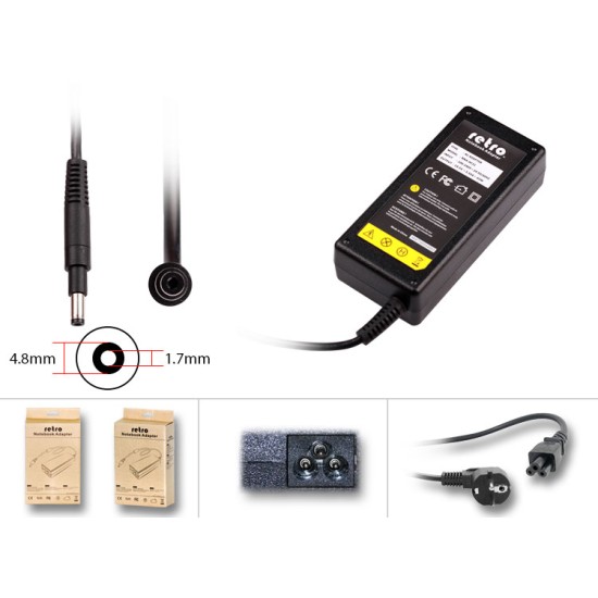  Hp Compaq 65W İnce Uç Notebook Ultrabook Adaptör RNA-HC11