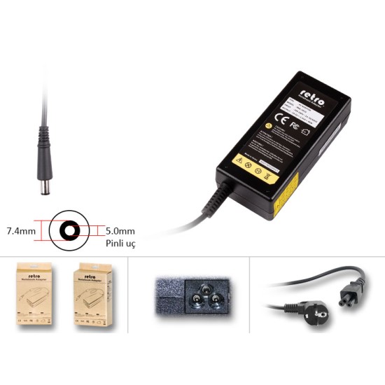  Hp Compaq 45W Pinli Uç Notebook Adaptör RNA-HC15