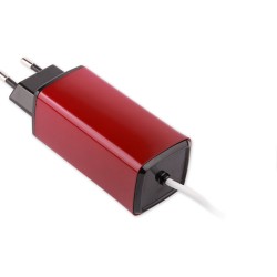 -Color, Apple MacBook 85W MagSafe 2 Mini Adaptör - Kırmızı