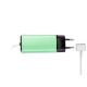 -Color, Apple MacBook 85W MagSafe 2 Mini Adaptör - Yeşil