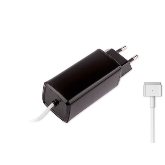 -Color, Apple MacBook 85W MagSafe 2 Mini Adaptör - Siyah