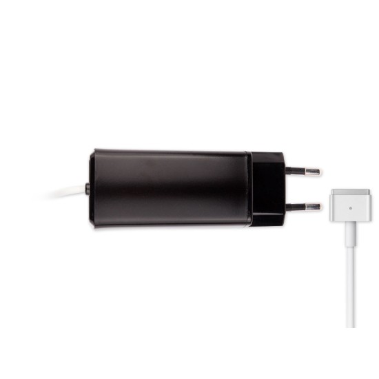 -Color, Apple MacBook 85W MagSafe 2 Mini Adaptör - Siyah
