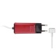 -Color, Apple MacBook 45W-60W MagSafe 2 Mini Adaptör - Kırmızı