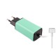 -Color, Apple MacBook 45W-60W MagSafe 2 Mini Adaptör - Turkuaz
