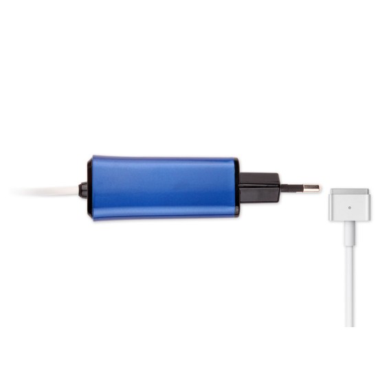 -Color, Apple MacBook 45W-60W MagSafe 2 Mini Adaptör - Mavi