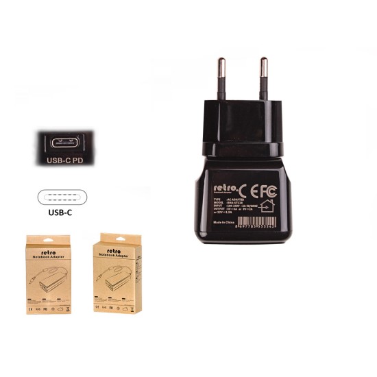 18W USB-C PD Tablet ve Telefon Adaptörü 18W USB-C PD Tablet ve Telefon Adaptörü