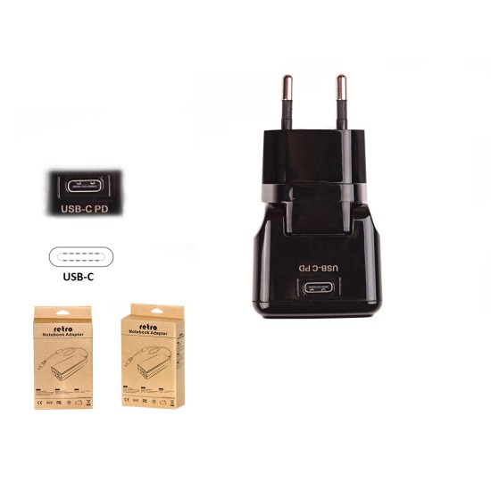 18W USB-C PD Tablet ve Telefon Adaptörü 18W USB-C PD Tablet ve Telefon Adaptörü