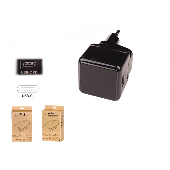 18W USB-C PD Tablet ve Telefon Adaptörü 18W USB-C PD Tablet ve Telefon Adaptörü