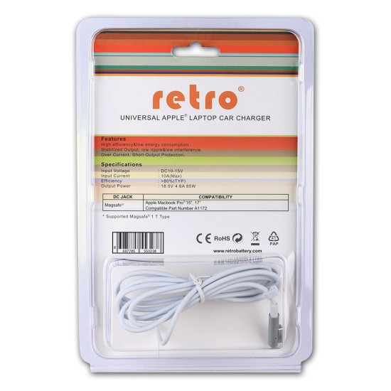  Apple MacBook, MacBook Pro 85W Araç Şarj Adaptörü