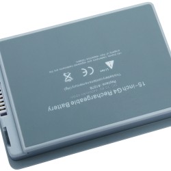  Apple 1078 PowerBook G4 15-inch Aluminium Notebook Bataryası