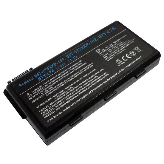  MSI CX500, Exper MS-1682, BTY-L74, BTY-L75 Notebook Bataryası - 9 Cell