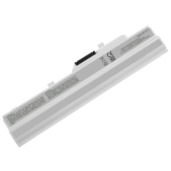  Lg X110, Datron Mobee N011, Msi U100 Notebook Bataryası - Beyaz - 6 Cell