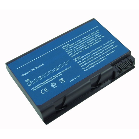  Acer Aspire 3100, 5100, TravelMate 2490, BATBL50L6 Notebook Bataryası