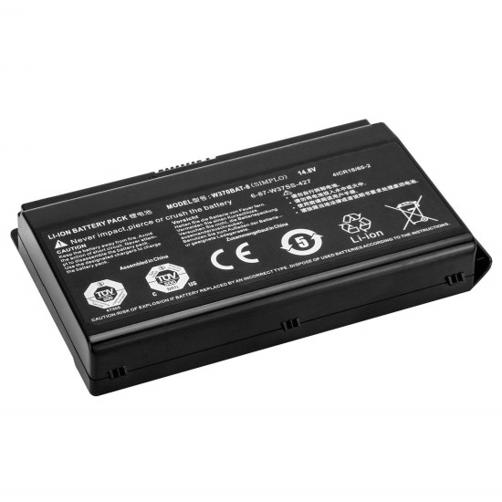  Clevo W370BAT-8 Notebook Bataryası - 8 Cell