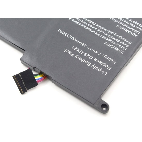  Asus UX21A, UX21E, C23-UX21 Notebook Bataryası