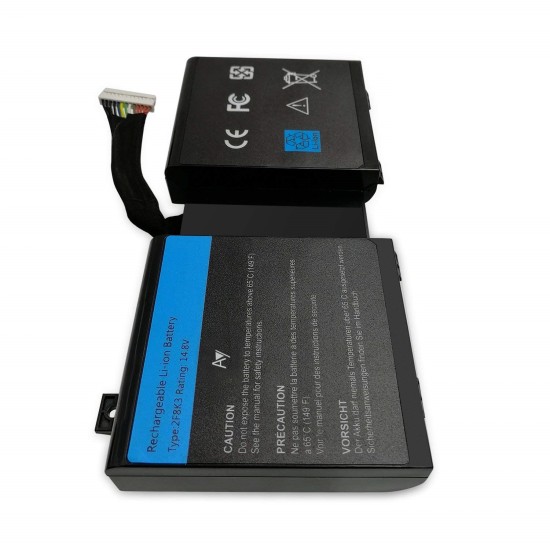  Dell Alienware 17, 18, 2F8K3 Notebook Bataryası
