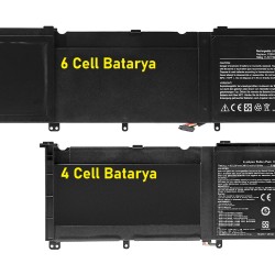  Asus ROG G501J, G501JW, C32N1415 Notebook Bataryası - 6 Cell