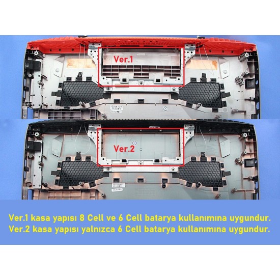  Asus ROG G752V, A42N1520 Notebook Bataryası - Ver.1 (8 Cell)