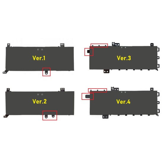  Asus C21N1818 Notebook Bataryası - Ver.2