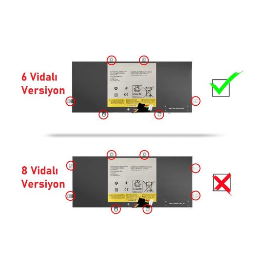  Lenovo IdeaPad Yoga 11, Yoga 11s, L11M4P13 Notebook Bataryası