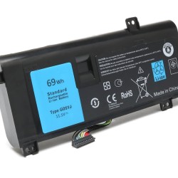  Dell Alienware 14 R1, G05YJ Notebook Bataryası