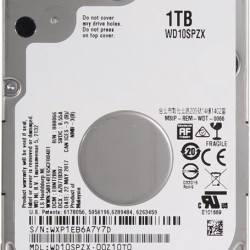 WD BLUE 2.5" 1TB 128MB 5400RPM WD10SPZX