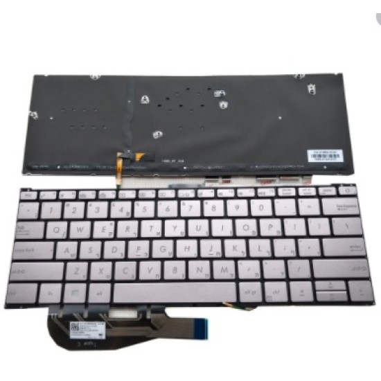 Asus ZenBook 3 UX390UA Klavye Işıklı Silver  0KNB0-D60C05CS00