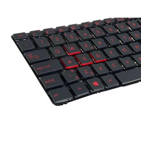 Asus VivoBook Pro N752VX Klavye Siyah Işıklı