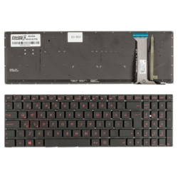 Asus VivoBook Pro N752VX Klavye Siyah Işıklı