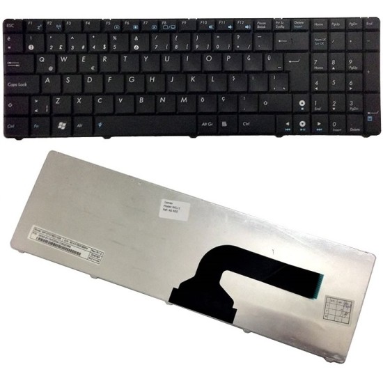 Asus X55A, X55C, X55Cr, X55U, X55V, X55Vd Notebook Klavye  Siyah - TR