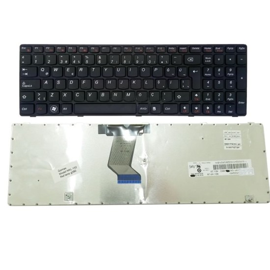 Lenovo G580, G580A, G580AX, G580AY Notebook Klavye - Tuş Takımı / Siyah - TR