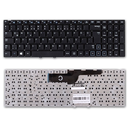 Samsung NP300E5A, NP305E5A Notebook Klavyesi - Siyah - TR