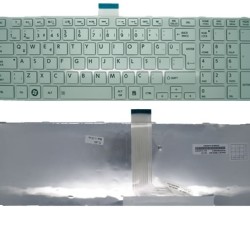 Toshiba Satellite C850, C850D, C855, C855D Notebook Klavye Beyaz Çerçeveli