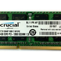 Crucial NTB 4GB 1600MHz DDR3 CT51264BF160B